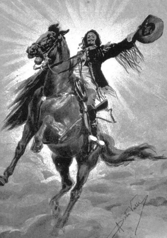 Annexe 1 : Alberto Della Valle, illustration pour La Sovrana del Campo d’Oro (Donath, Gênes, 1905).