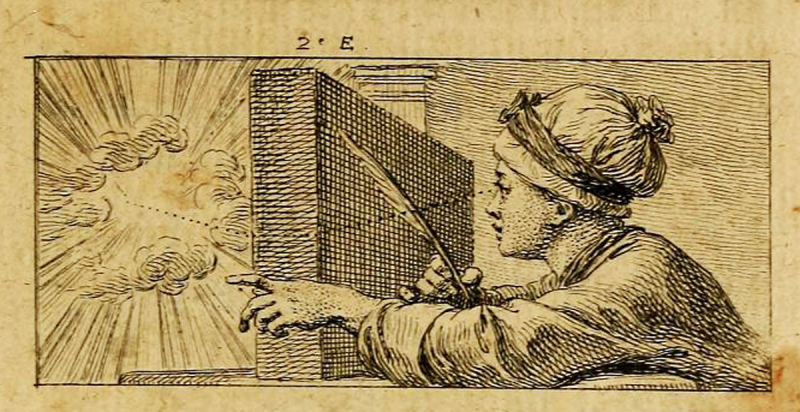 2. Charles Nicolas Cochin, Les misotechnites aux enfers, 1763, S. 17