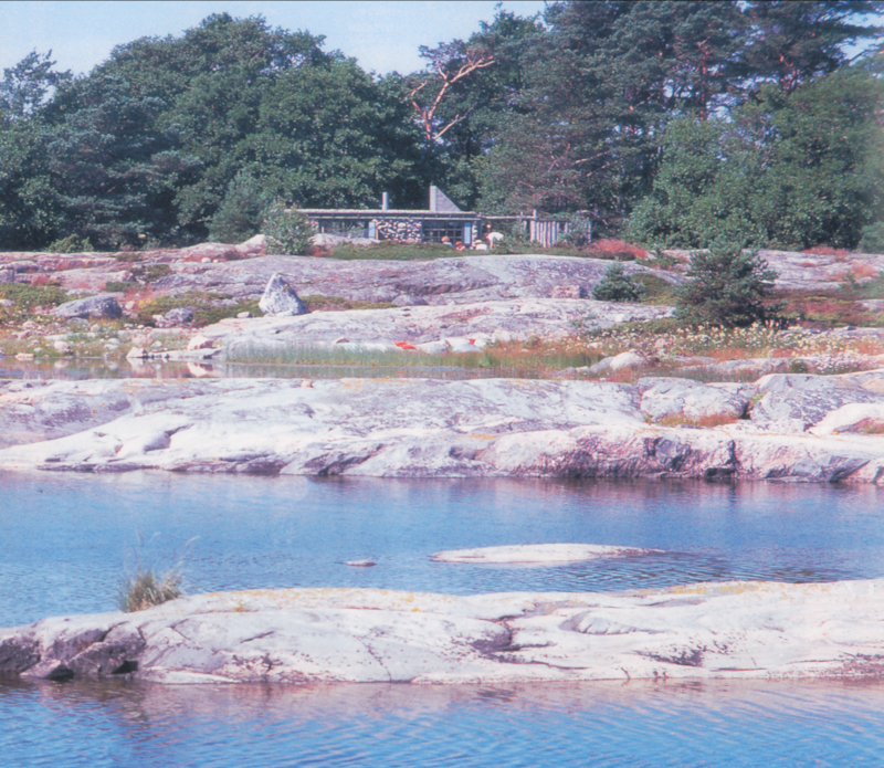 3. Atelier d’été d’un peintre (Tor Arne) sur l’île de Vänö (Finlande), par J. Pallasmaa, 1970 (crédit photo : Juhani Pallasmaa).
