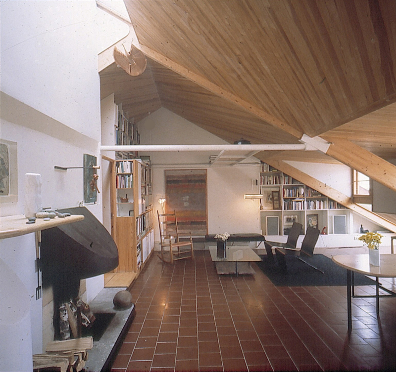 5. Appartement sous les toits, Helsinki, rénovation par J. Pallasmaa (crédit photo : Lars Hallén).