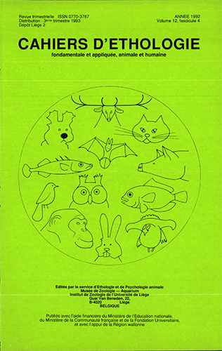 Couverture - Volume 12, fascicule 4