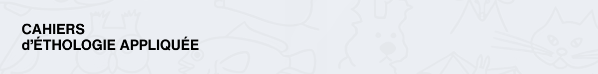Cahiers d'éthologie